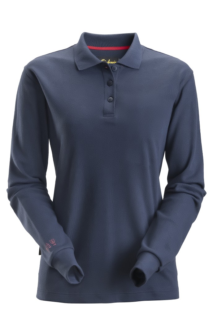 ProtecWork, Langarm-Poloshirt für Damen