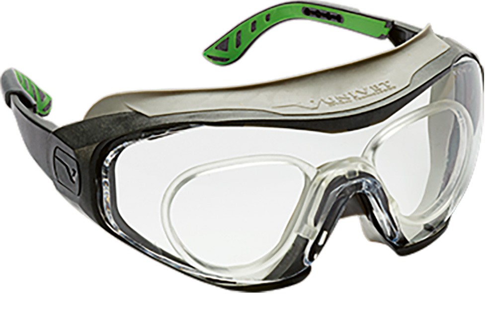 UNIVET Korrektur-Einsatz Kunststoff für Schutzbrille 6X1