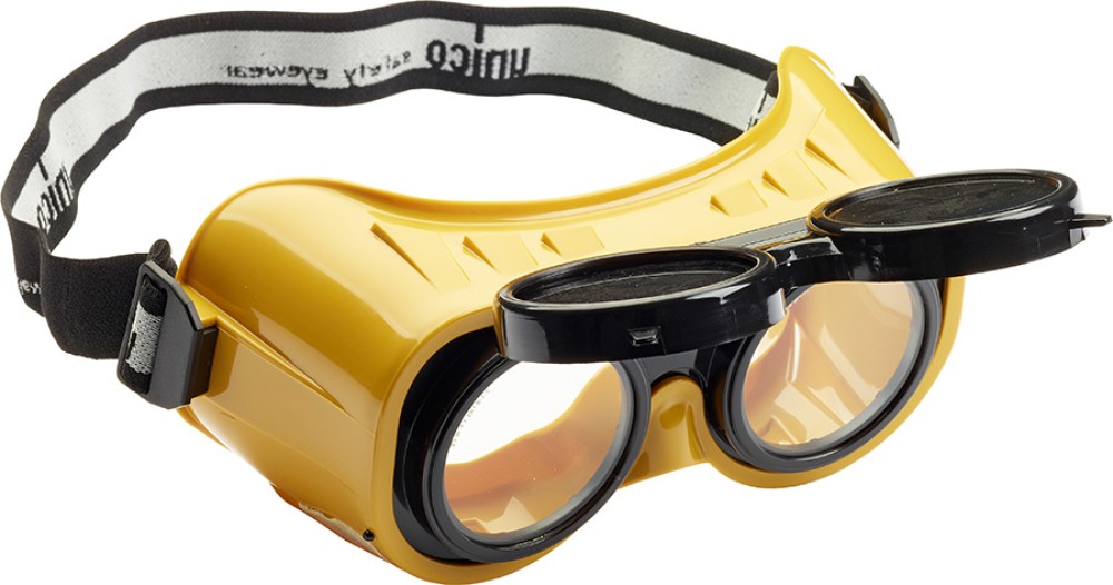 Aufklappbare UNICO Schweisser-Schutzbrille Typ II mit Schutzstufe 5