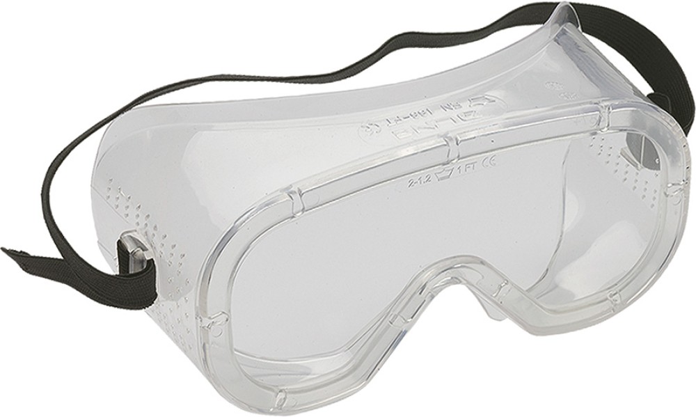 Vollsicht-Schutzbrille BOLLE SAFETY mit klarem Rahmen und Kopfband