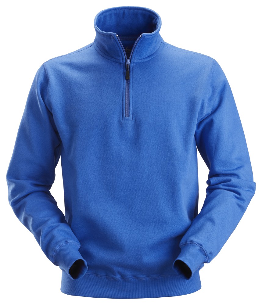 Sweatshirt mit Halbreißverschluss