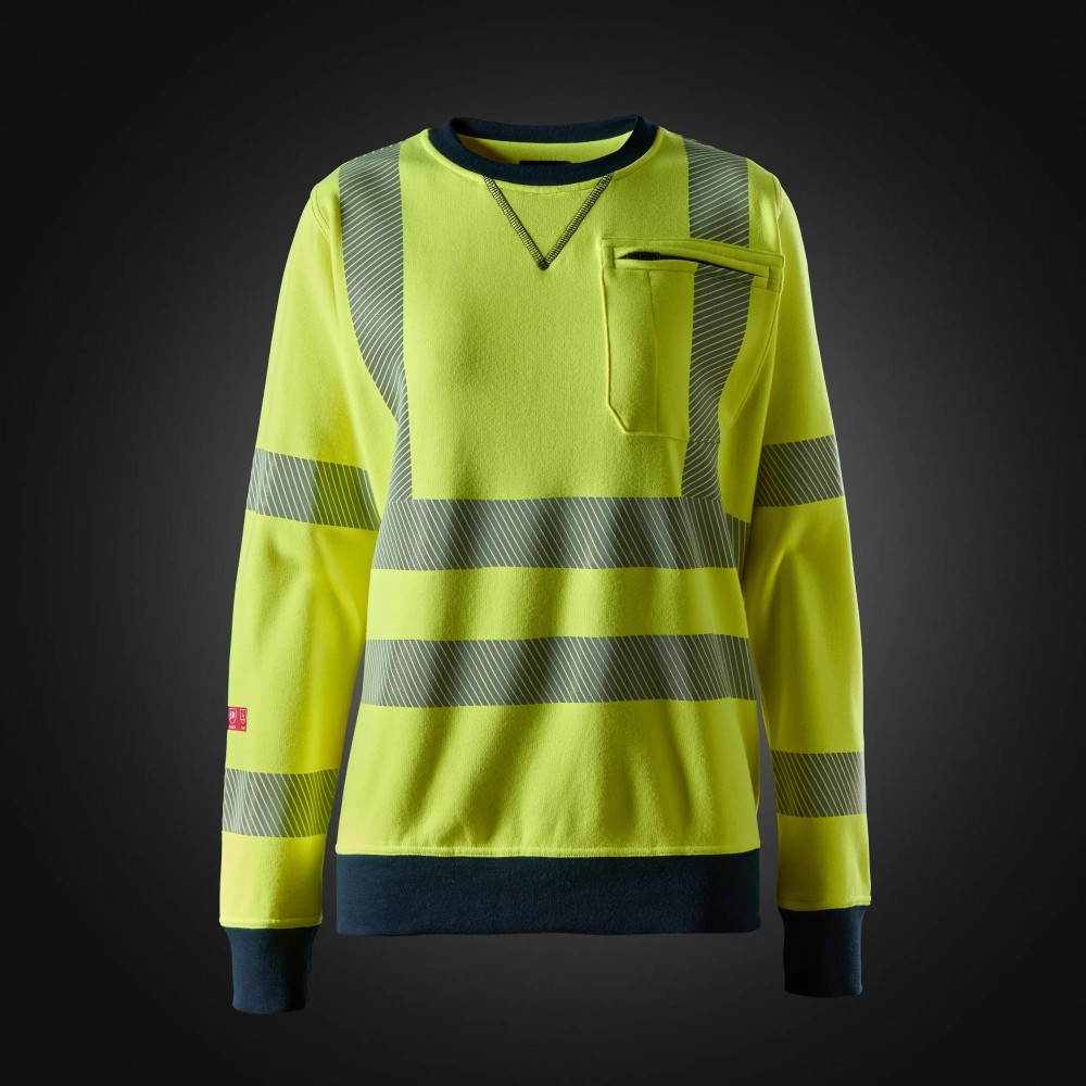 Protecwork, Damen-Sweatshirt, High-Vis-Klasse 3/2