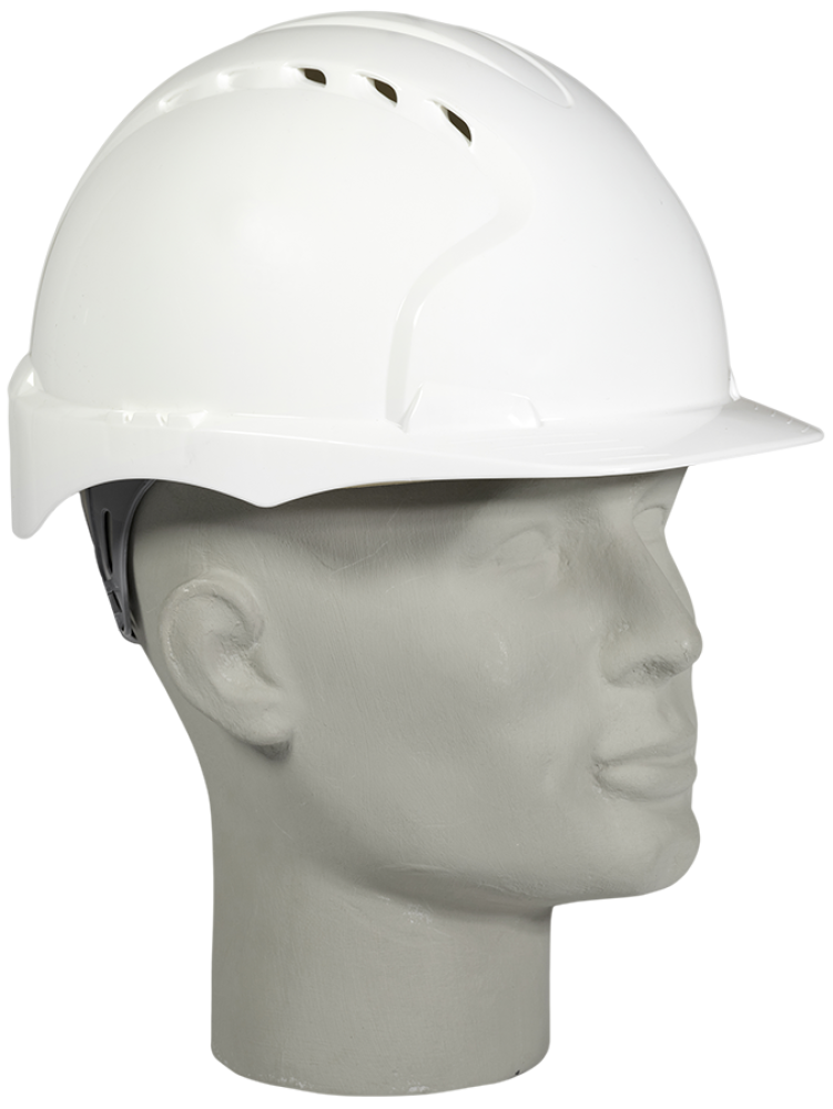 JSP HDPE Schutzhelm EVO 3 mit Drehverschluss, weiss, 380 g