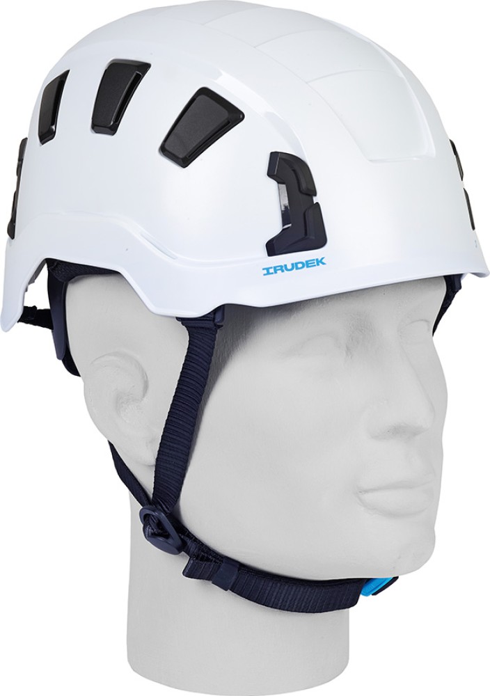 IRUDEK OREKA II Vent Schutzhelm Weiss mit Belüftung & Kinnriemen