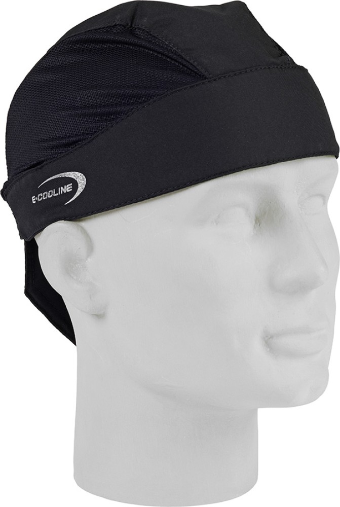 Kühlendes schwarzes Bandana mit 3D-COOL-Technologie und Silberionen