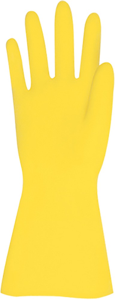 MAPA ALTO 258 Naturlatex Handschuhe, gelb, rutschsicher, velouriert, 32 cm