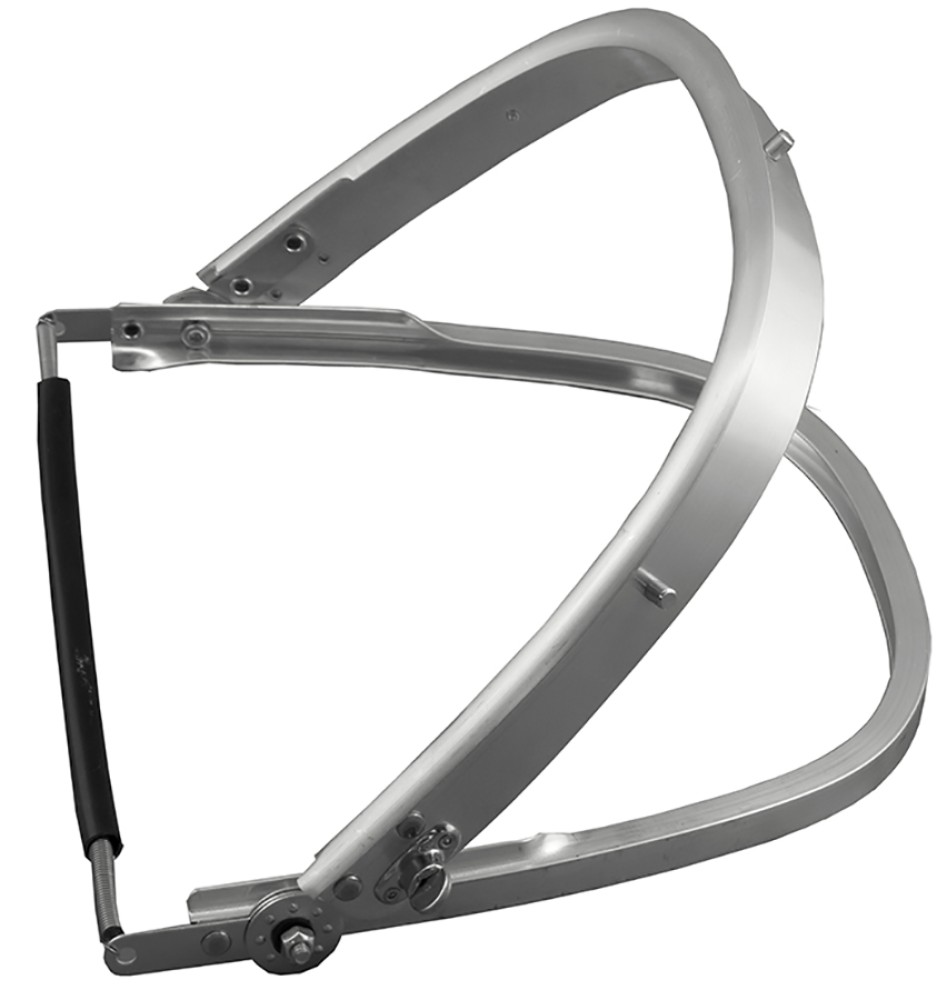 Alu-Helmhalterung mit Federzug für ELITE und V-GARD Helme
