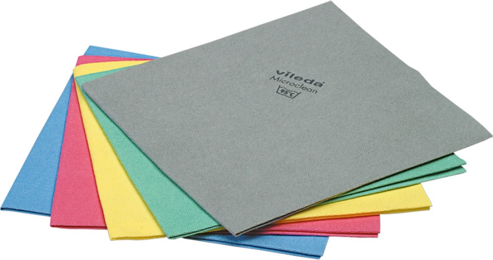 Vileda Microfasertücher Micro Clean Plus 40x45 cm grau, streifenfrei