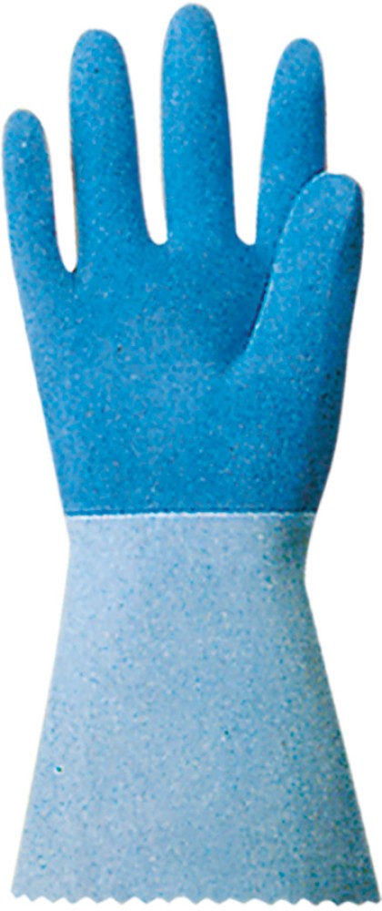 MAPA Schutzhandschuhe JERSETTE 301, Naturlatex, blau, 32 cm