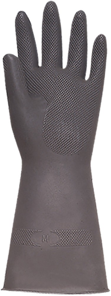 Ansell Alphatec 87-118 Schutzhandschuhe aus schwarzem Latex