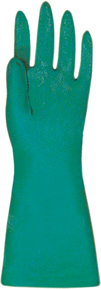 MAPA Ultranitril 491 Chemiehandschuhe, grün, 37 cm, rutschsicher