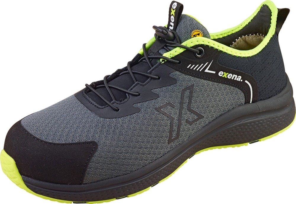 EXENA RUSH ESD Sicherheitshalbschuh mit Schnellverschluss S1PS