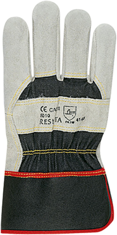 Resista Extra Schutzhandschuhe aus robustem Rindsspaltleder, 27 cm