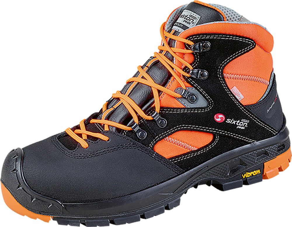 SIXTON ORTISEI Orange Bau-Sicherheitsschuh S7S Wasserdicht