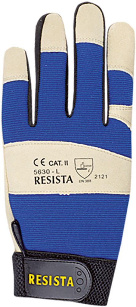 Resista-Tech Schutzhandschuhe aus weichem Hirschleder, Klettverschluss
