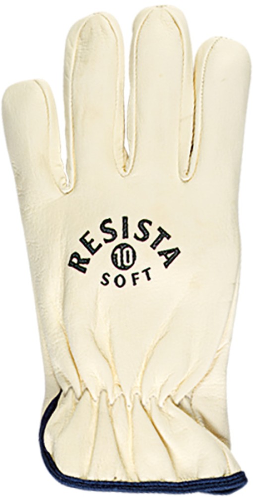 Resista Schutzhandschuhe aus weichem weissem Ziegennappaleder