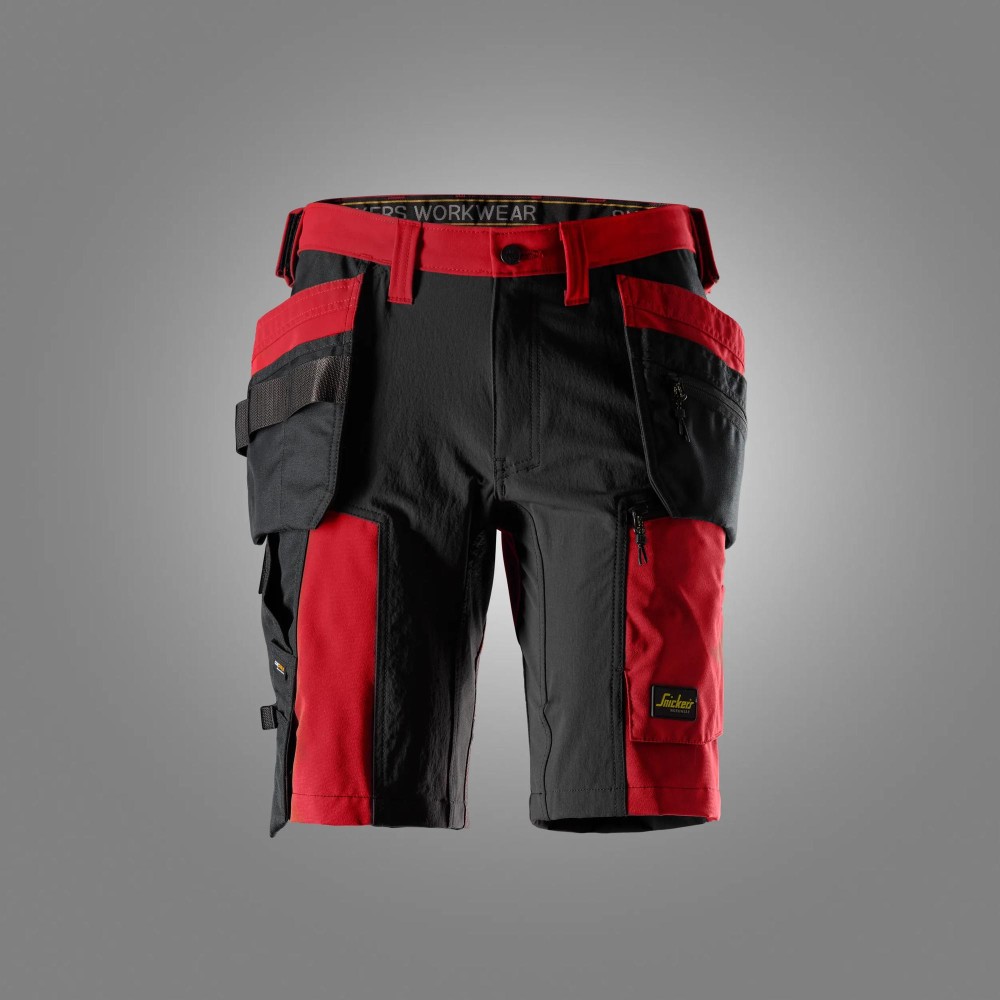 AllroundWork, Stretch-Shorts mit Holstertaschen