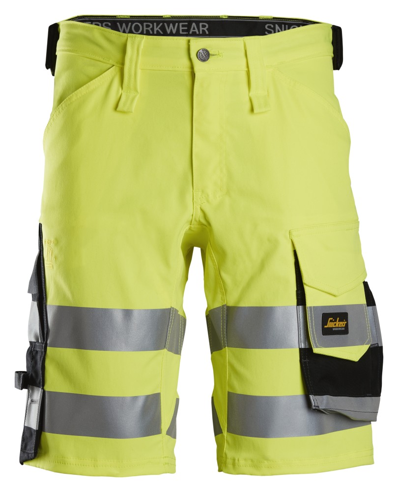 High-Vis, Stretch-Shorts, Warnschutzklasse 1