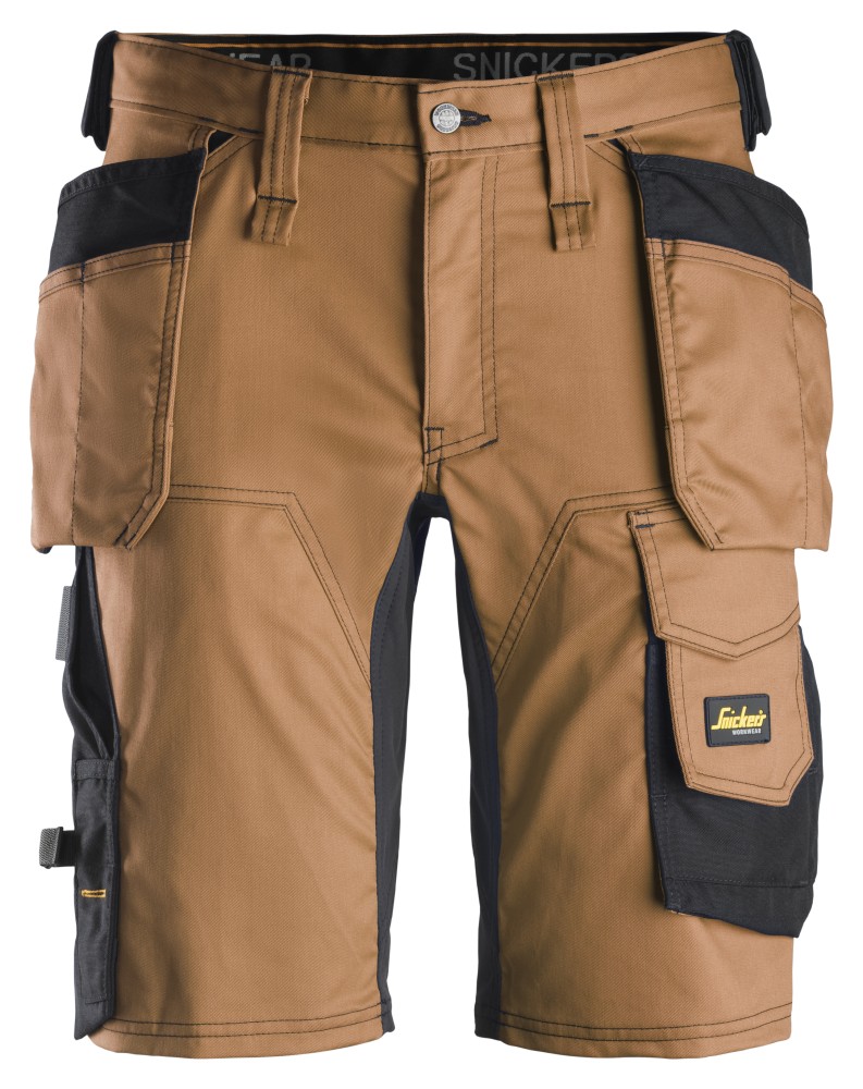 AllroundWork, Stretch-Shorts mit Holstertaschen