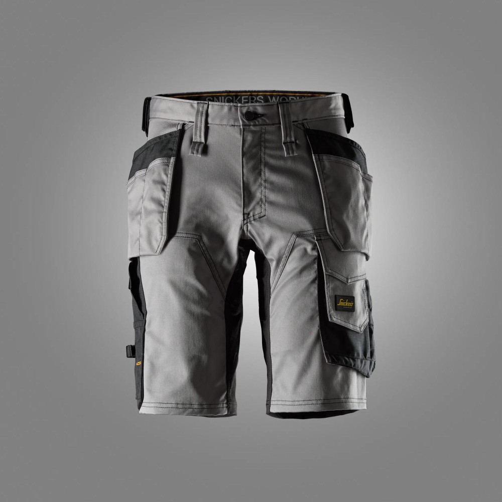 AllroundWork, Stretch-Shorts mit Holstertaschen