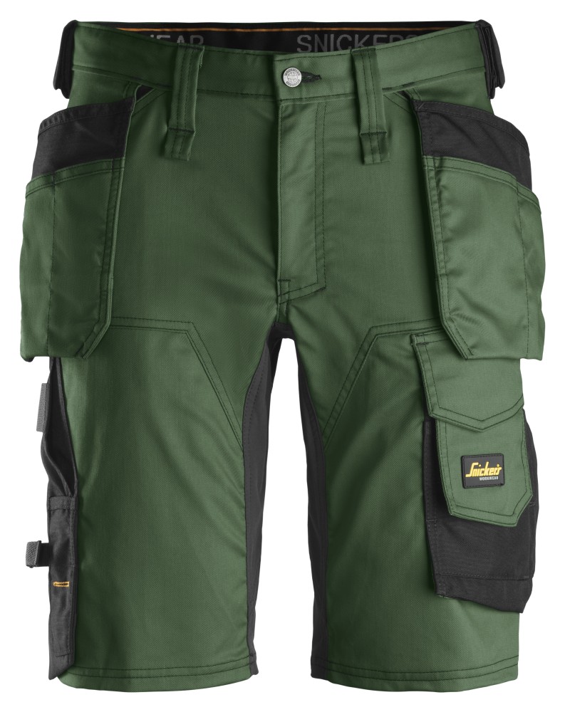 AllroundWork, Stretch-Shorts mit Holstertaschen