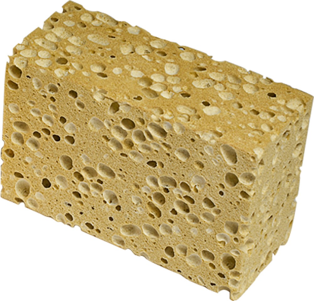 Robuster SPONTEX Grobreinigungsschwamm, stark saugfähig, 146x96x60 mm