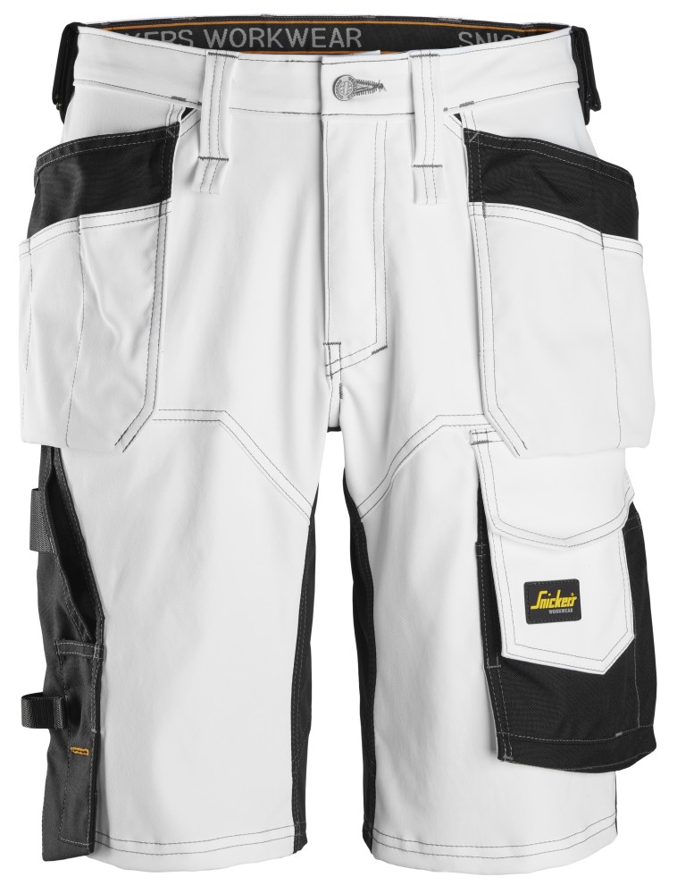 AllroundWork, Stretch-Arbeitsshorts mit Holstertaschen in Loose Fit
