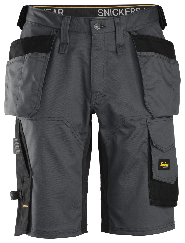 AllroundWork, Stretch-Arbeitsshorts mit Holstertaschen in Loose Fit