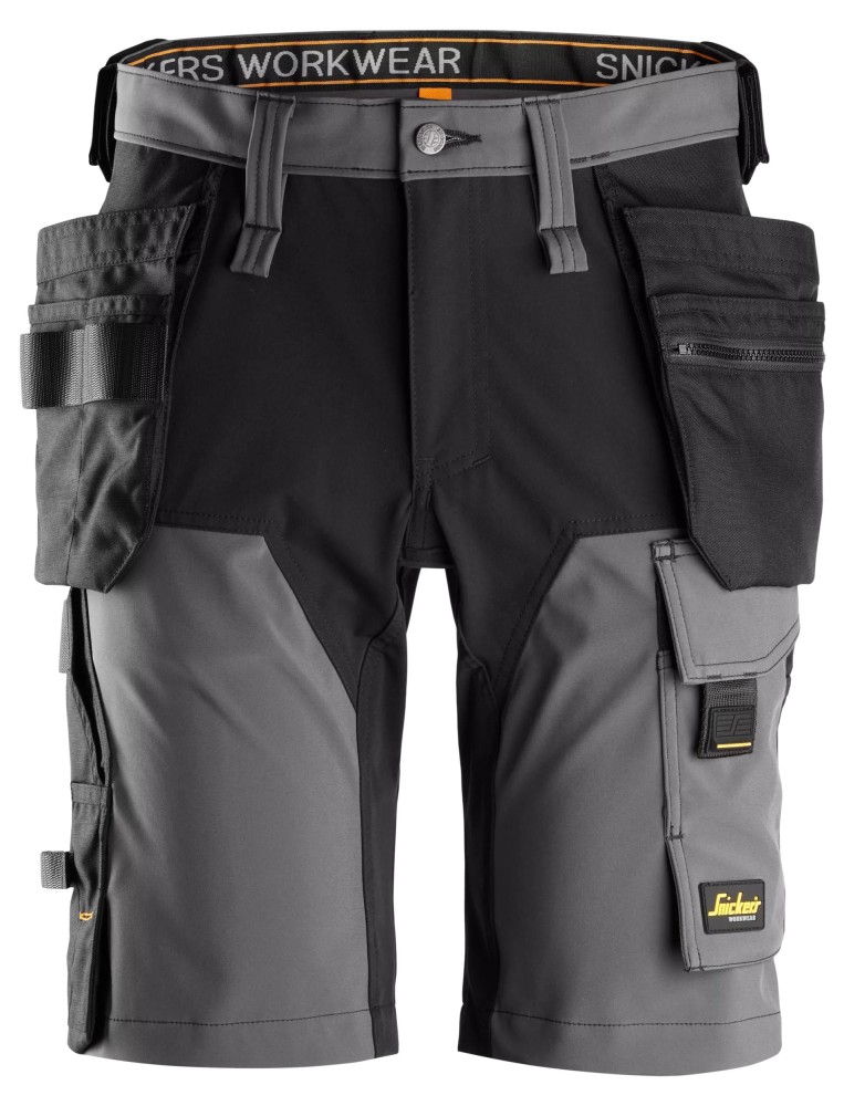 AllroundWork, 4-Wege-Stretch-Shorts mit Holstertaschen