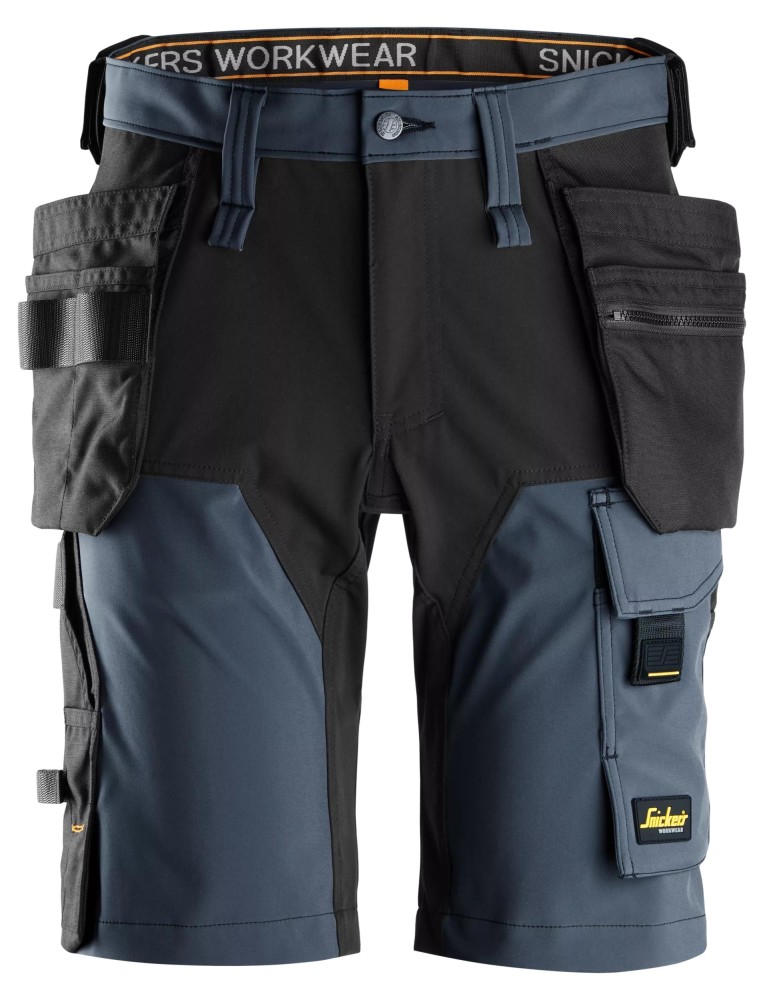 AllroundWork, 4-Wege-Stretch-Shorts mit Holstertaschen