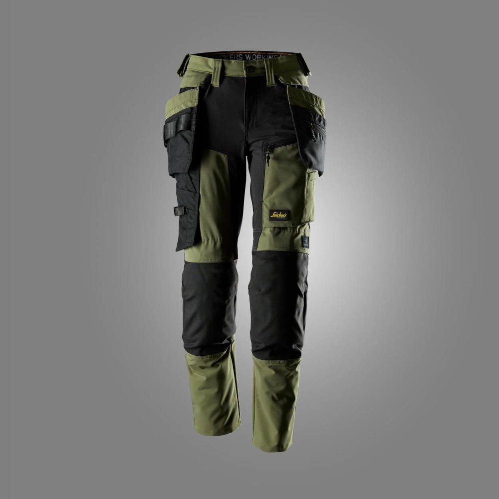 AllroundWork, Damenhose aus Stretchgewebe mit abnehmbaren Holstertaschen