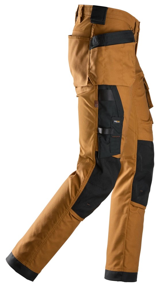 AllroundWork, Canvas Stretch Arbeitshose mit Holstertaschen