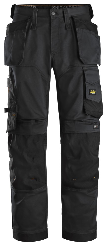 AllroundWork, Stretch Loose Fit-Arbeitshose mit Holstertaschen