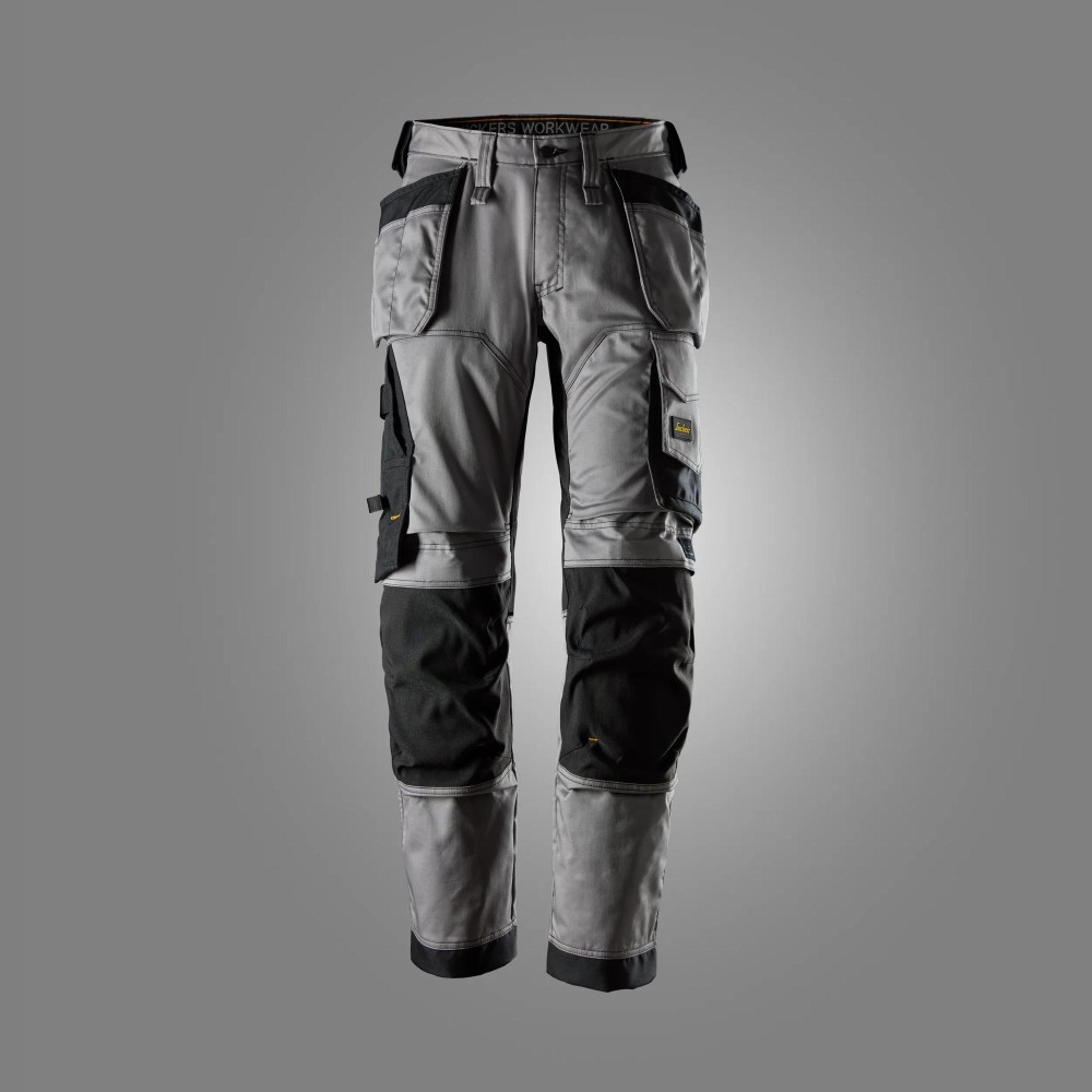 AllroundWork, Stretch Loose Fit-Arbeitshose mit Holstertaschen