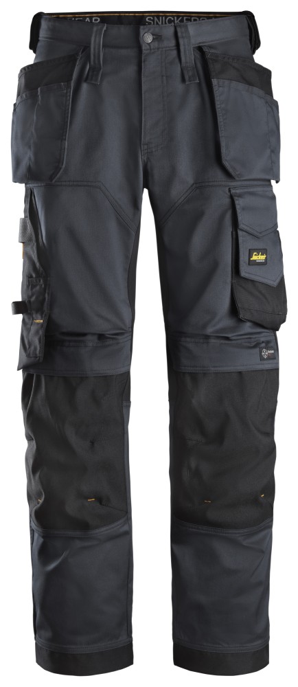 AllroundWork, Stretch Loose Fit-Arbeitshose mit Holstertaschen
