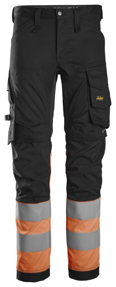 High-Vis, Stretchhose, Warnschutzklasse 1