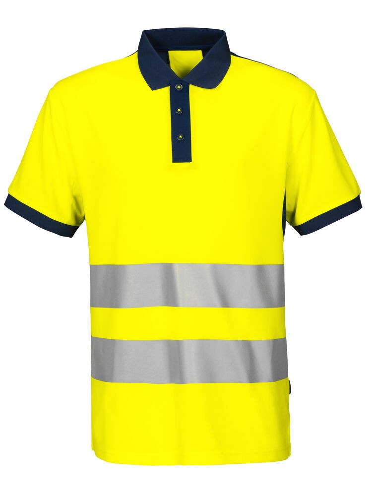 6008 POLO PIQUE EN ISO 20471 KLASSE 2