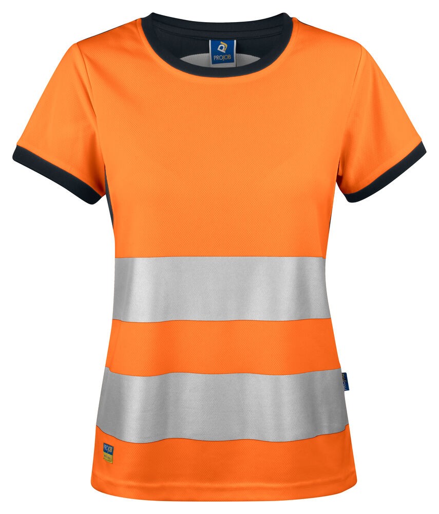6012 DAMEN T-SHIRT EN ISO 20471 KLASSE 2