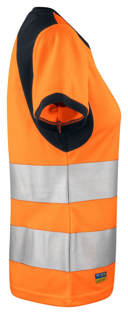 6012 DAMEN T-SHIRT EN ISO 20471 KLASSE 2