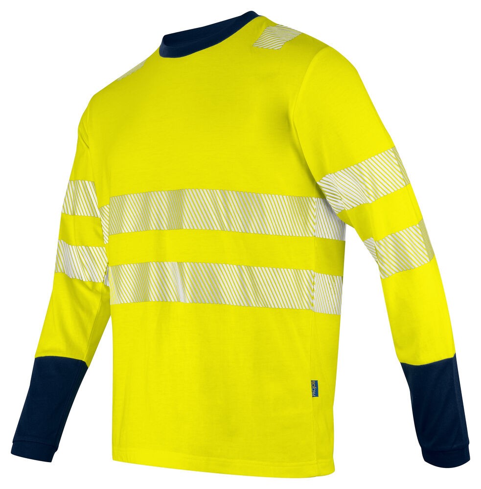 6014 Langarmshirt EN ISO 20471 Klasse 3/2