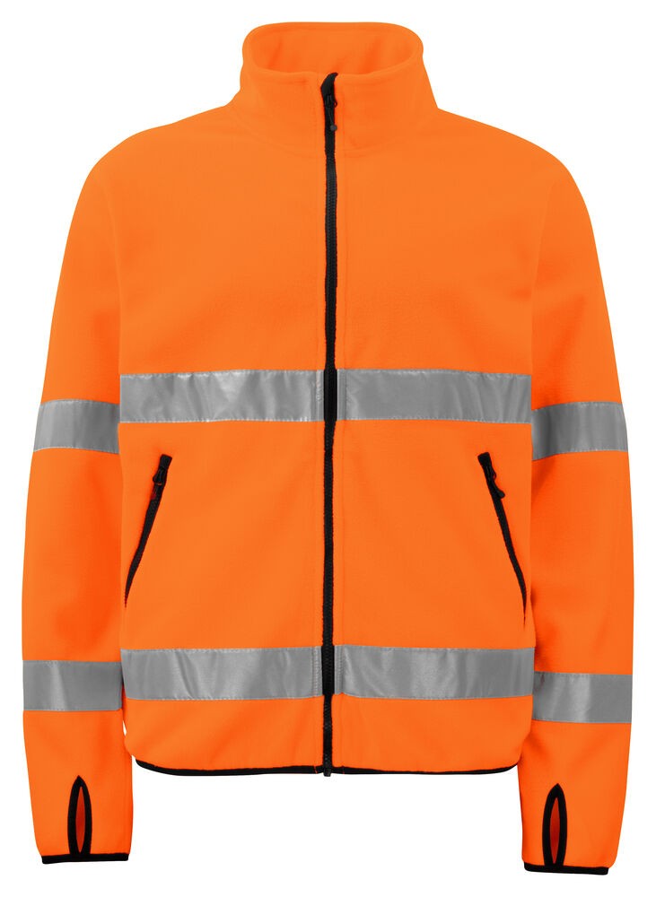 6327 FLEECE JACKE EN ISO 20471 KLASSE 3