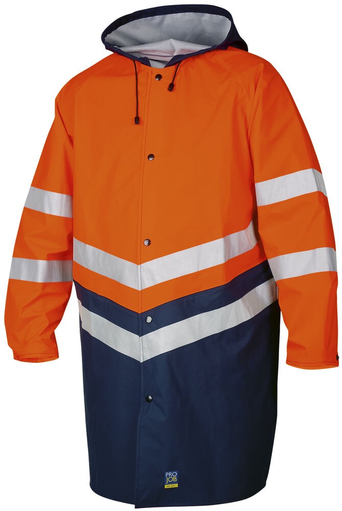 6403 REGENMANTEL EN ISO 20471 KLASSE 3
