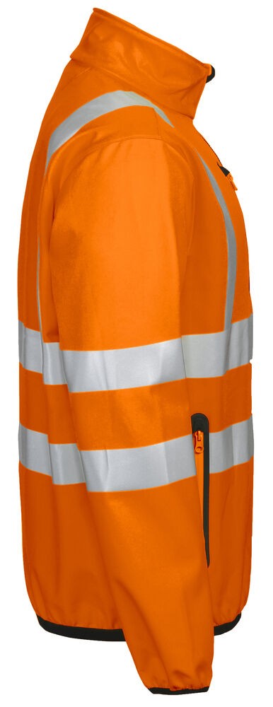 6412 SOFTSHELL JACKE EN ISO 20471 KLASSE 3