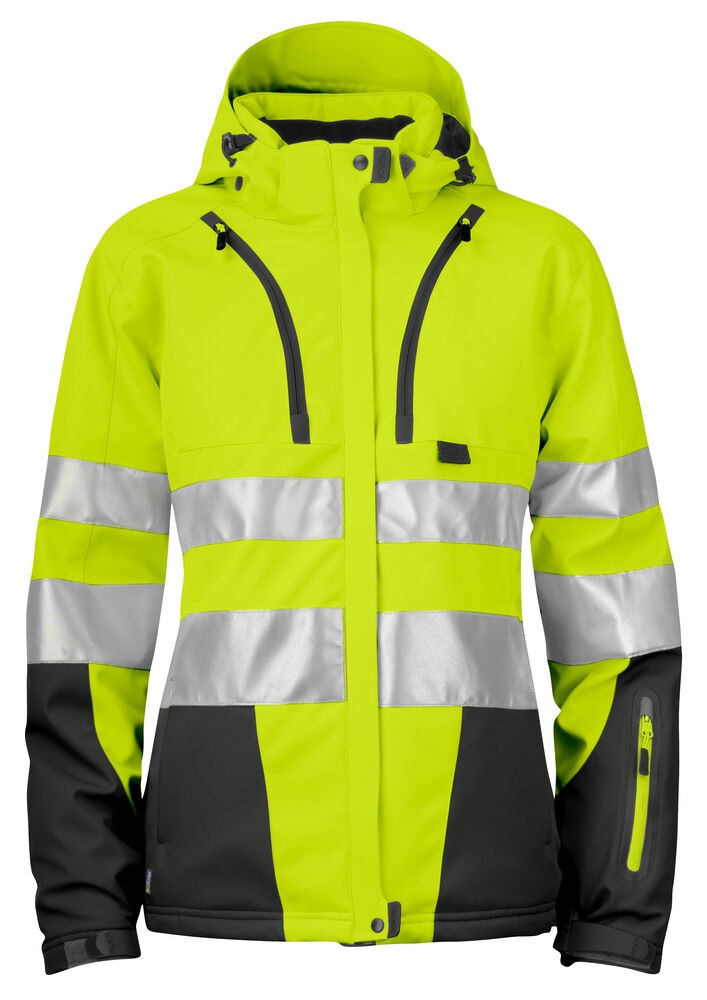 6424 GEFÜTTERTE DAMENJACKE EN ISO 20471 KLASSE 3/2