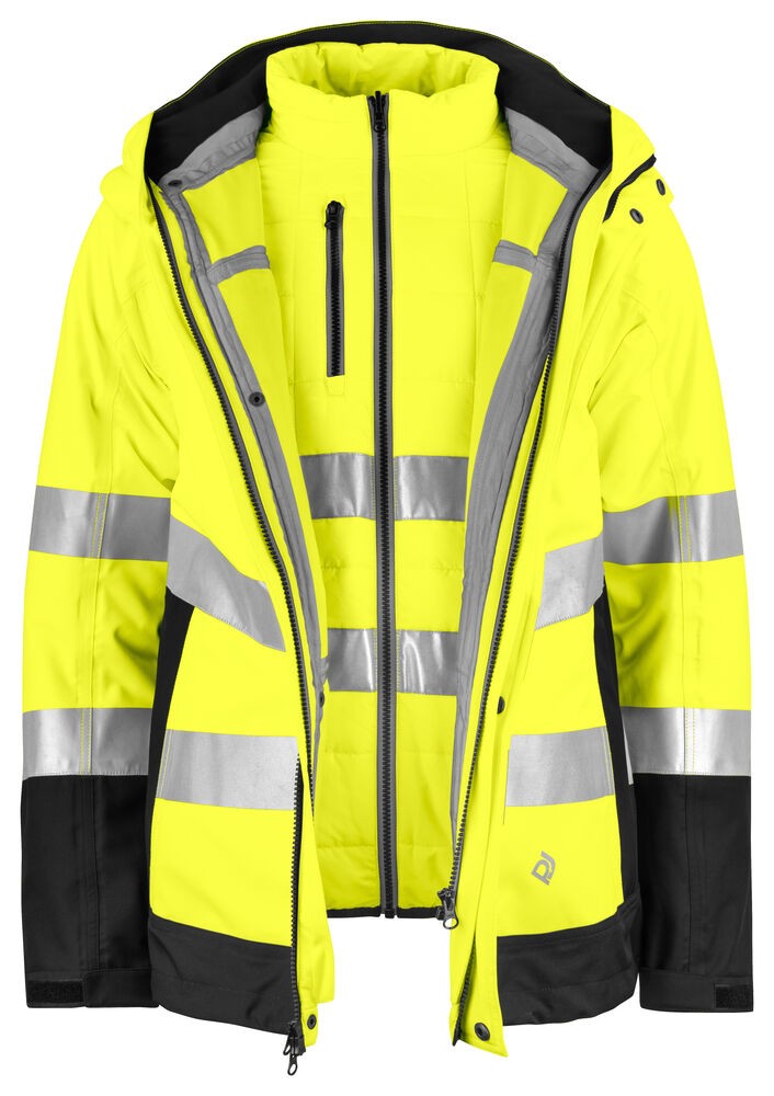 6445 3-IN-1 FUNKTIONSJACKE EN ISO 20471 KLASSE 3/2