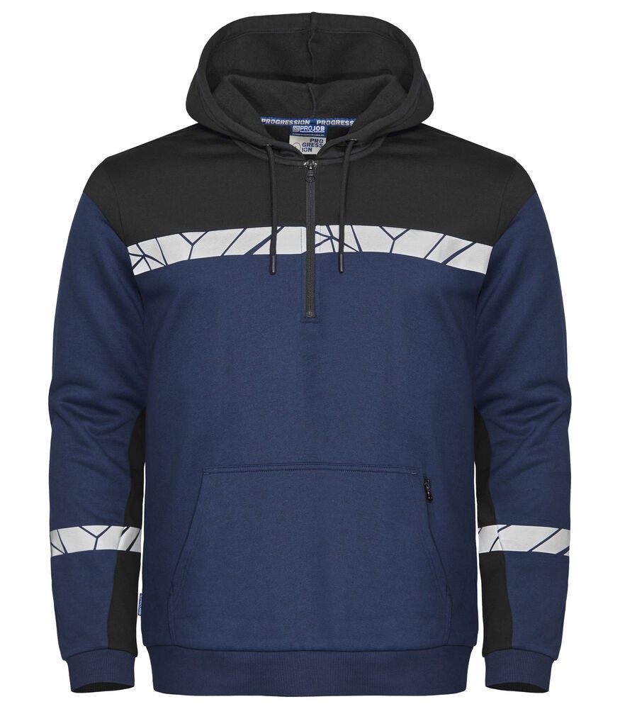 7104 Hoodie mit 1/2 ZIP