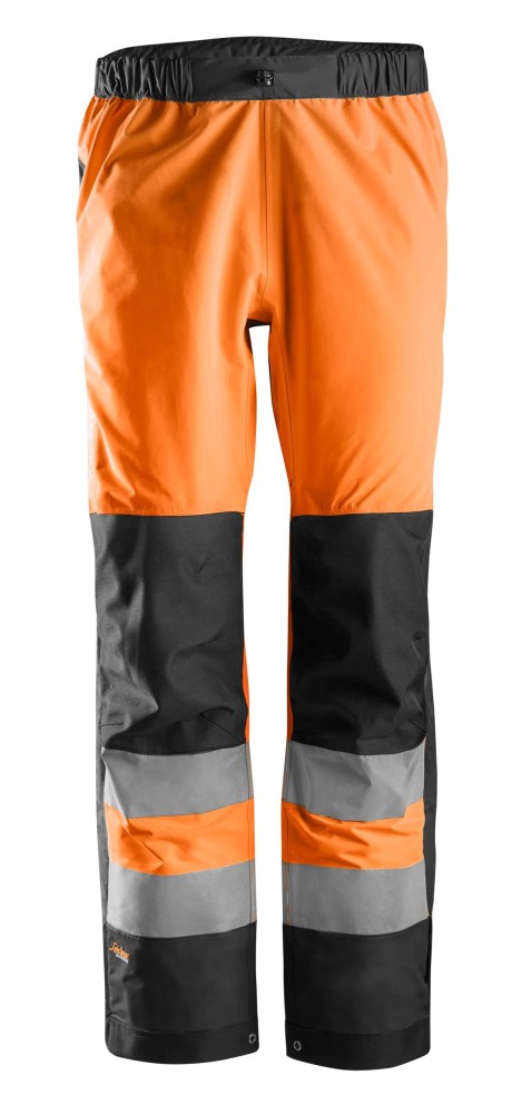 High-Vis, Wasserdichte Softshell-Arbeitshose, Warnschutzklasse 2