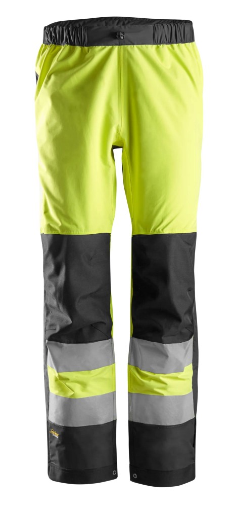 High-Vis, Wasserdichte Softshell-Arbeitshose, Warnschutzklasse 2