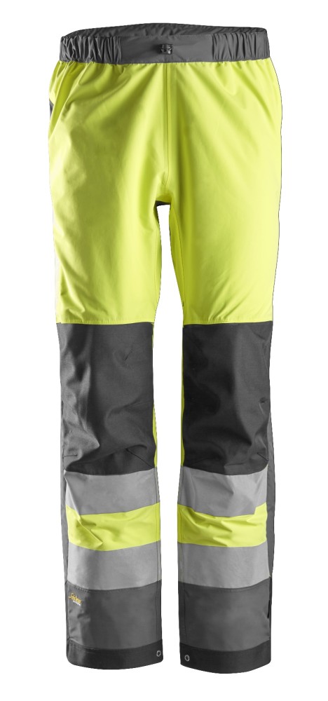 High-Vis, Wasserdichte Softshell-Arbeitshose, Warnschutzklasse 2
