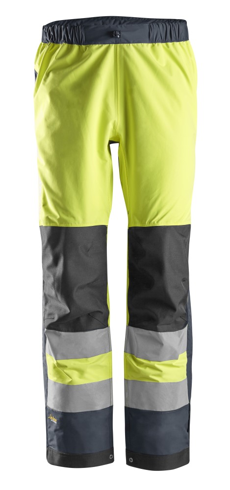 High-Vis, Wasserdichte Softshell-Arbeitshose, Warnschutzklasse 2